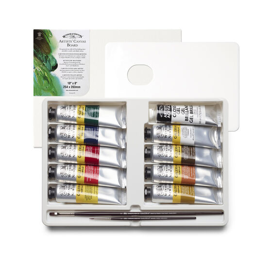 Wilhelmina Barns-Graham acrylic paint set inside